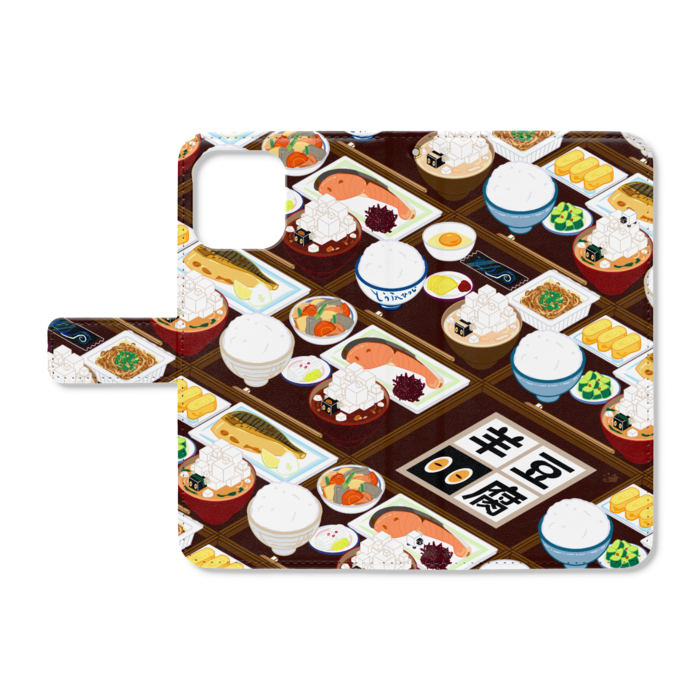手帳型iPhoneケース - iPhone12 ProMax - ストラップ穴 あり