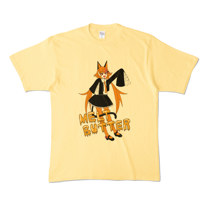 カラーTシャツ - XL - ライトイエロー (淡色)