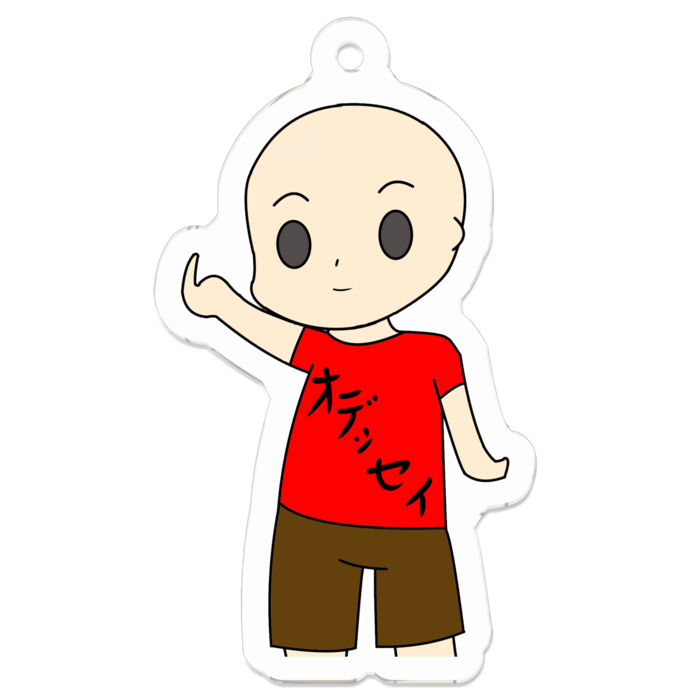 アクリルキーホルダー - 50 x 50 (mm)