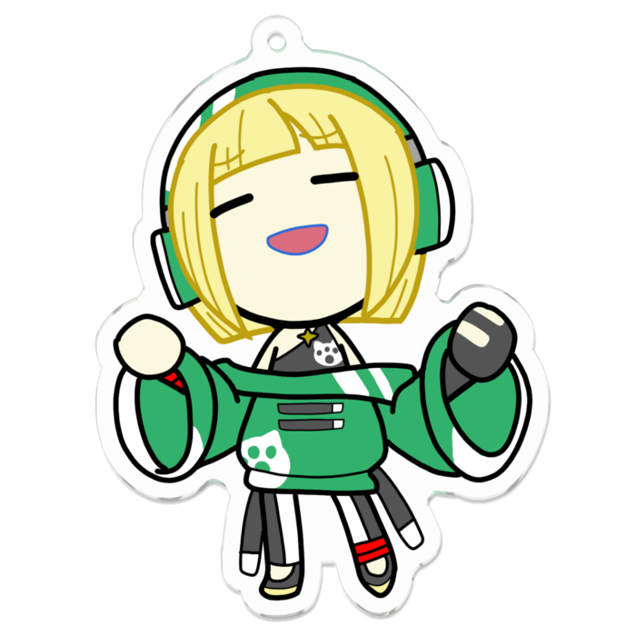 Mサイズ!アクリルキーホルダー - 70 x 70 (mm)
