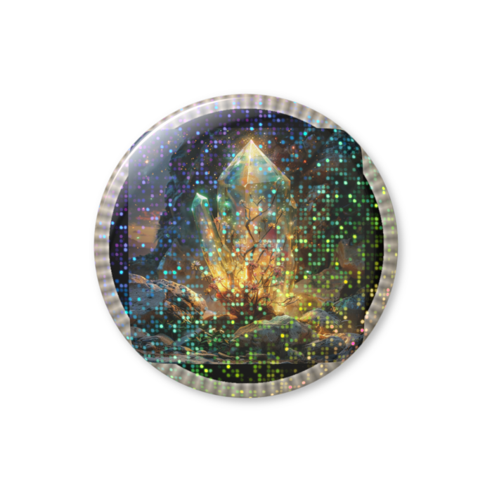 ホログラム缶バッジ - 76mm