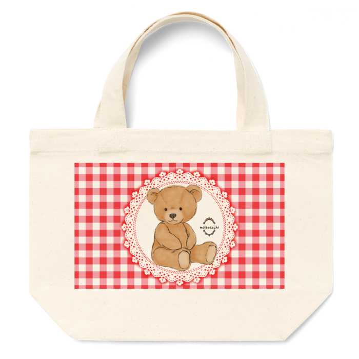 Oliviaちゃん赤ギンガムチェック