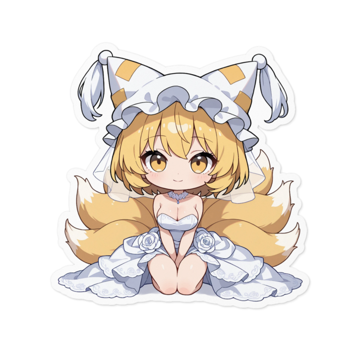 ステッカー - 100 x 100 (mm)(キャラのみ)