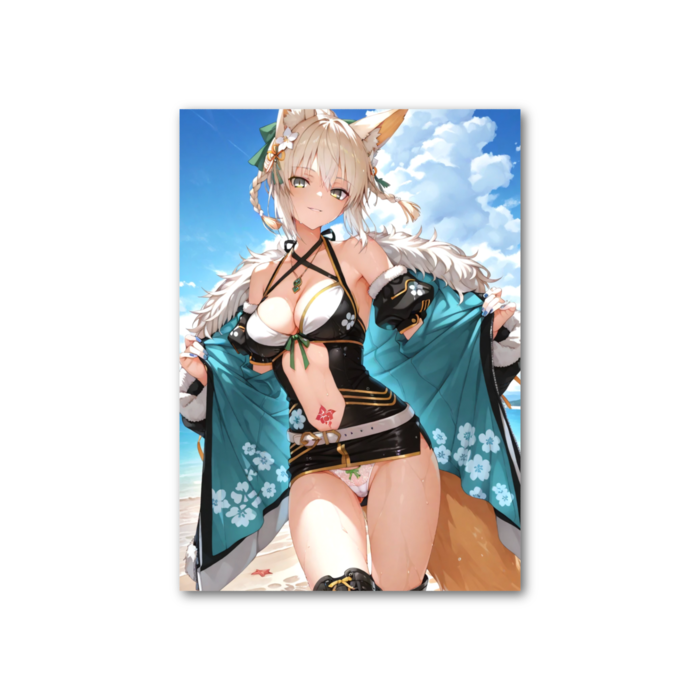 フォト風カード - 縦 - 片面