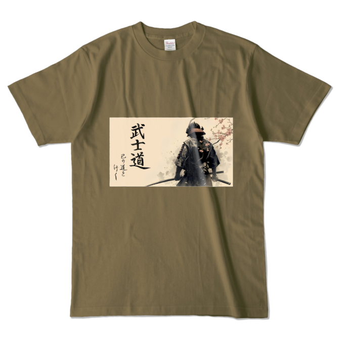 カラーTシャツ - L - オリーブ （濃色）