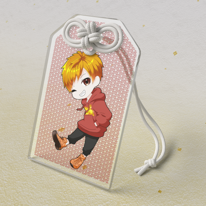 アクリルお守り - 透明