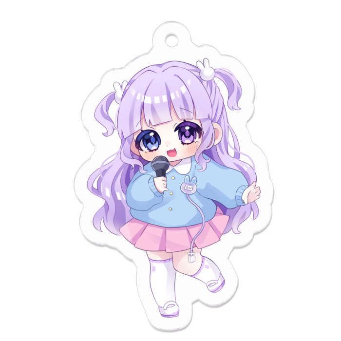 アクリルキーホルダー - 50 x 50 (mm)