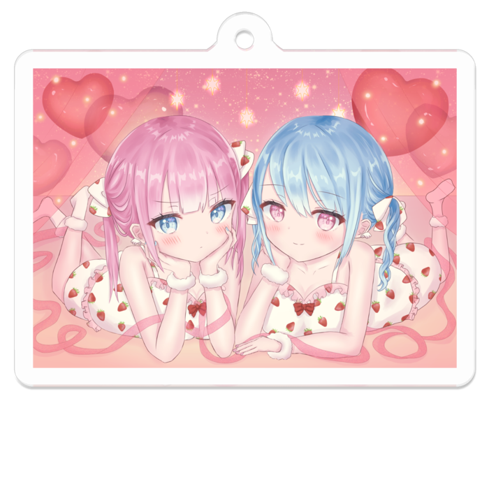 アクリルキーホルダー - 50 x 50 (mm)