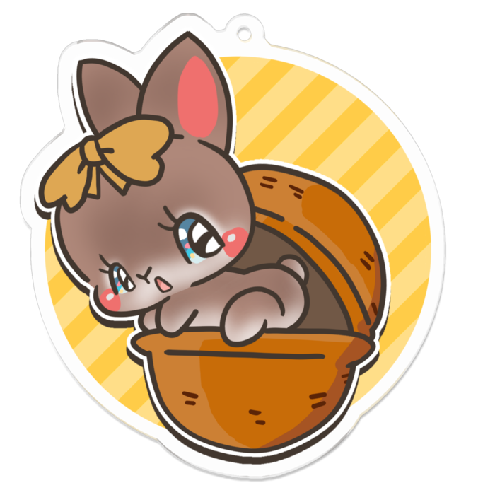 アクリルキーホルダー - 70 x 70 (mm)