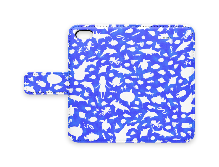 手帳型iPhoneケース - iPhone5 - ストラップ穴 なし