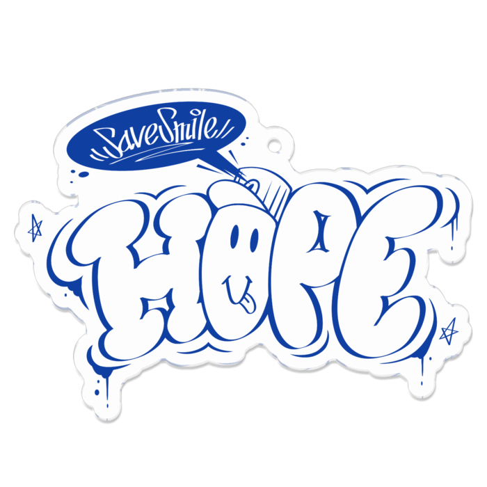 アクリルキーホルダー - 70 x 70 (mm)