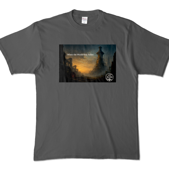カラーTシャツ - XL - チャコール (濃色)