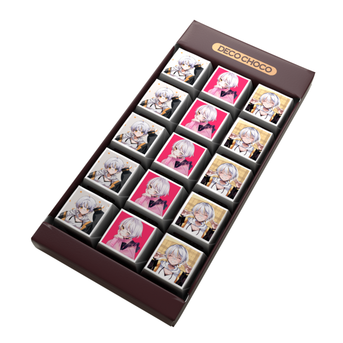 DECOチョコ - 列ごとにデザイン