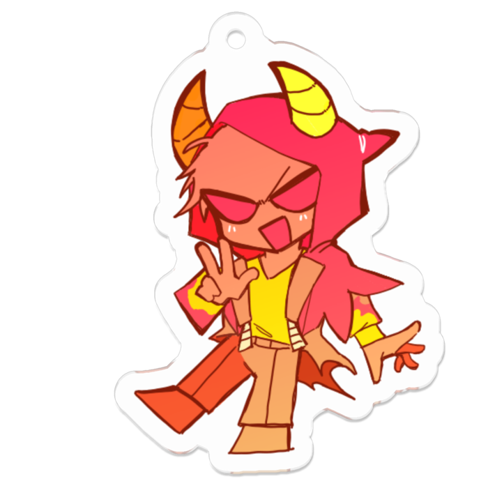 アクリルキーホルダー - 50 x 50 (mm)