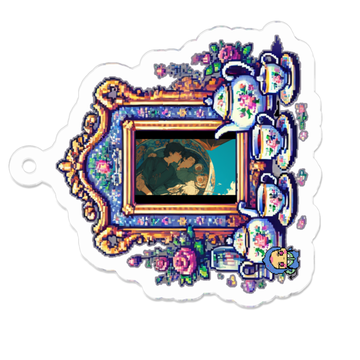 アクリルキーホルダー - 50 x 50 (mm)