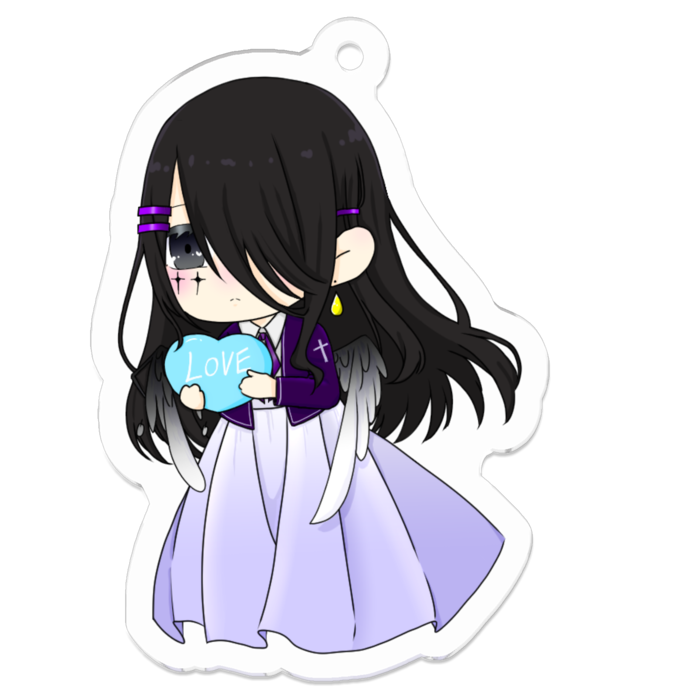 アクリルキーホルダー（コーティング） - 50 x 50 (mm)