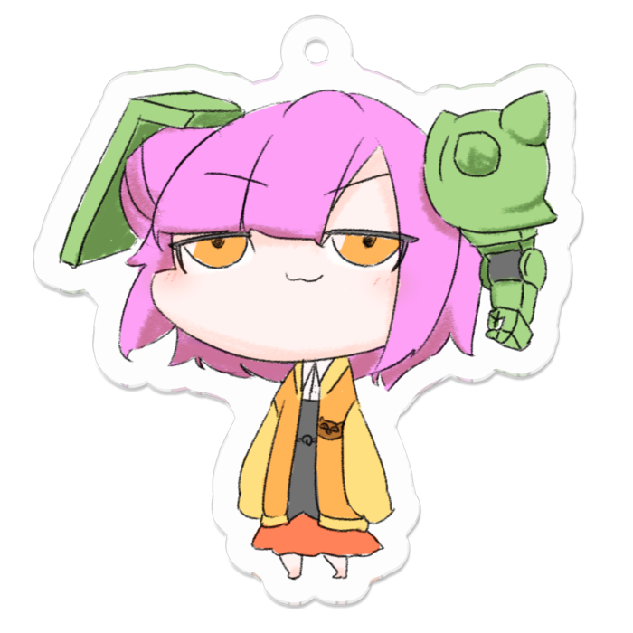アクリルキーホルダー - 50 x 50 (mm)