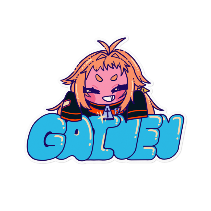 ステッカー(ホワイト) - 160 x 160 (mm)