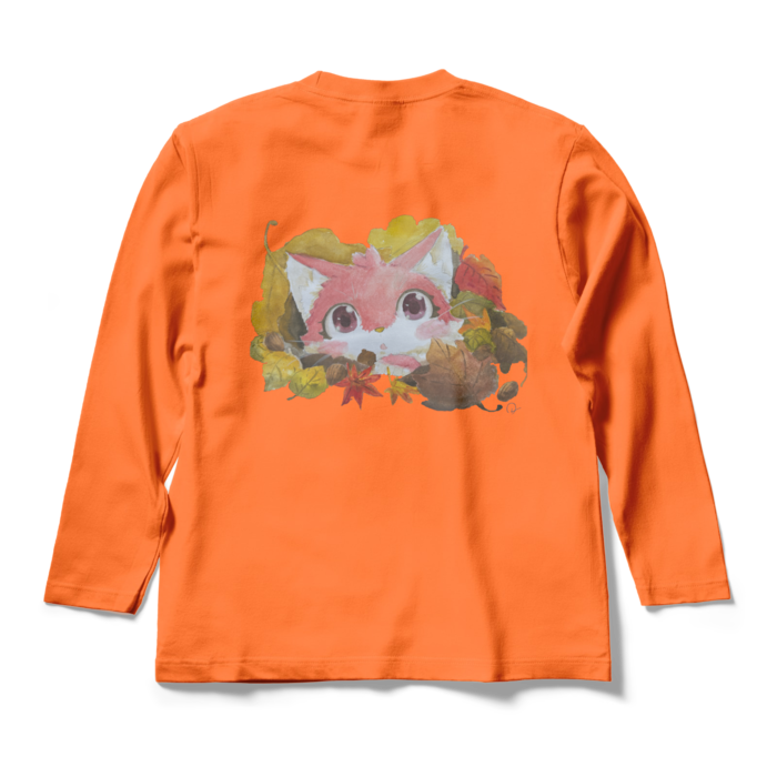 ロングスリーブTシャツ - M - オレンジ(1)