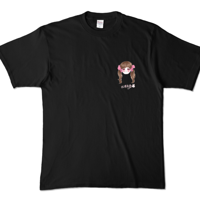 カラーTシャツ - XL - ブラック (濃色)