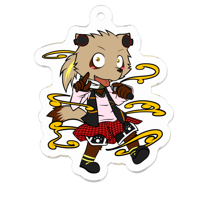 アクリルキーホルダー - 50 x 50 (mm)