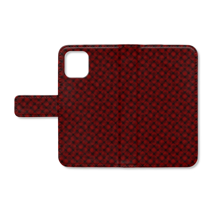 【Fuwa-Flower(R)】手帳型iPhoneケース - iPhone12 mini - ストラップ穴 なし