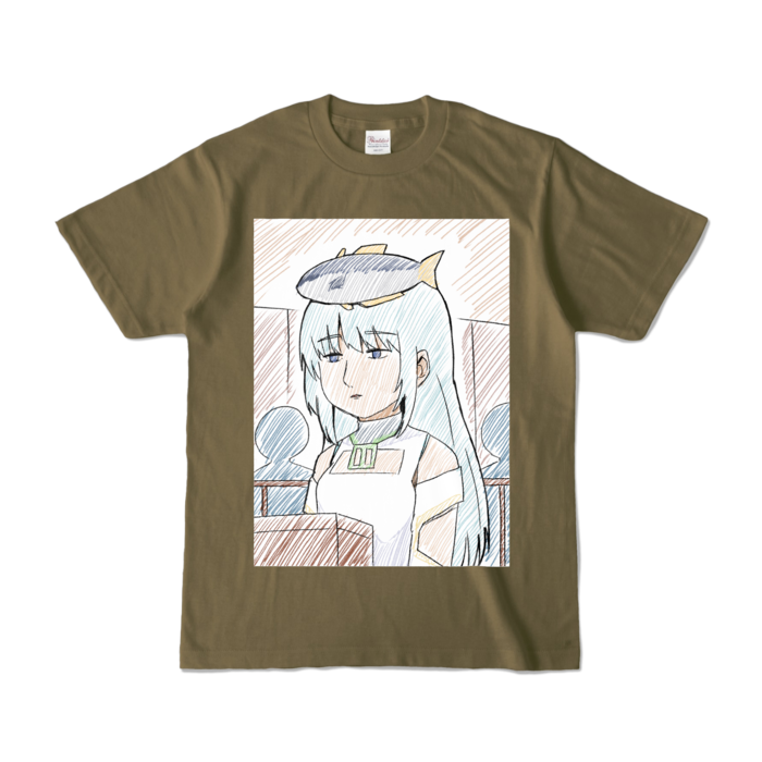 カラーTシャツ - S - オリーブ (濃色)