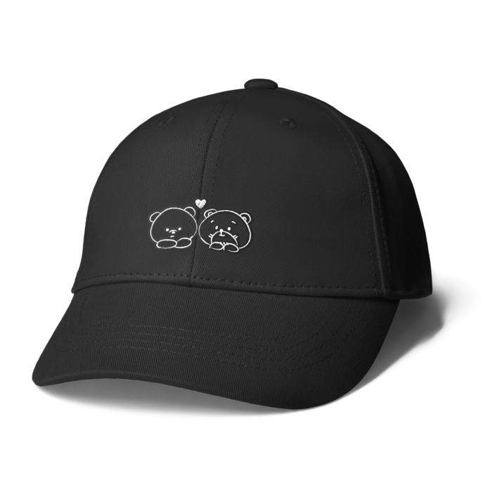 キャップ - ブラック