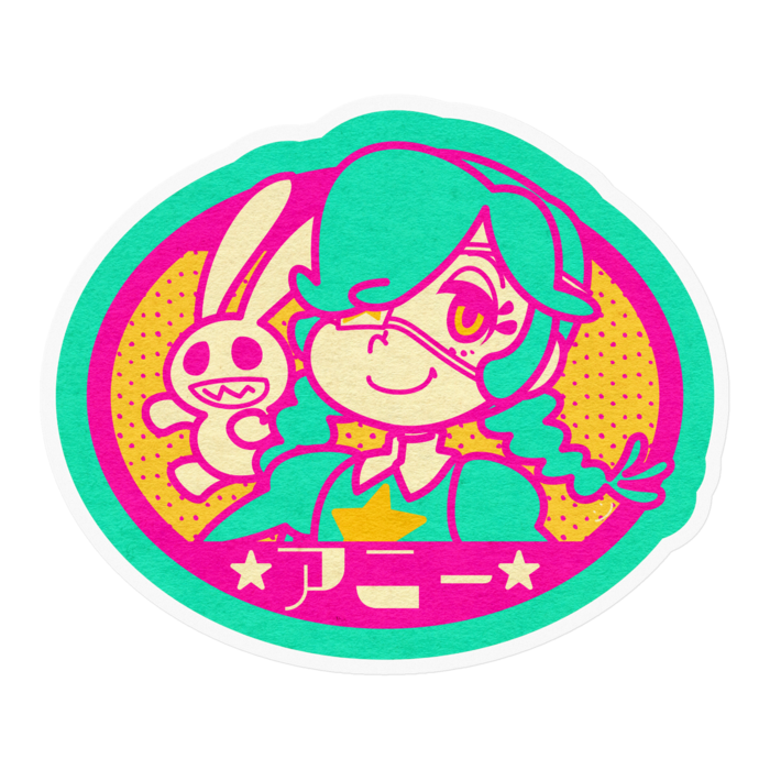 ステッカー - 100 x 100 (mm)