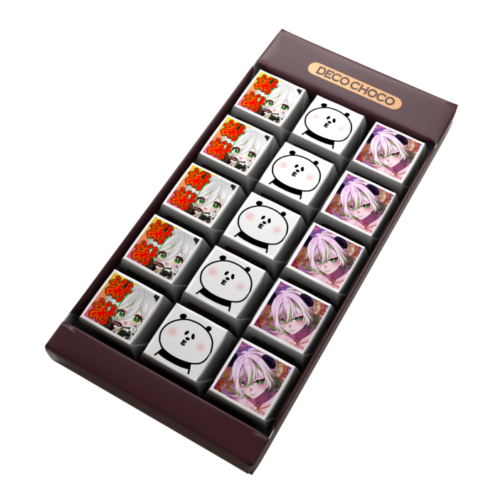 DECOチョコ - 列ごとにデザイン