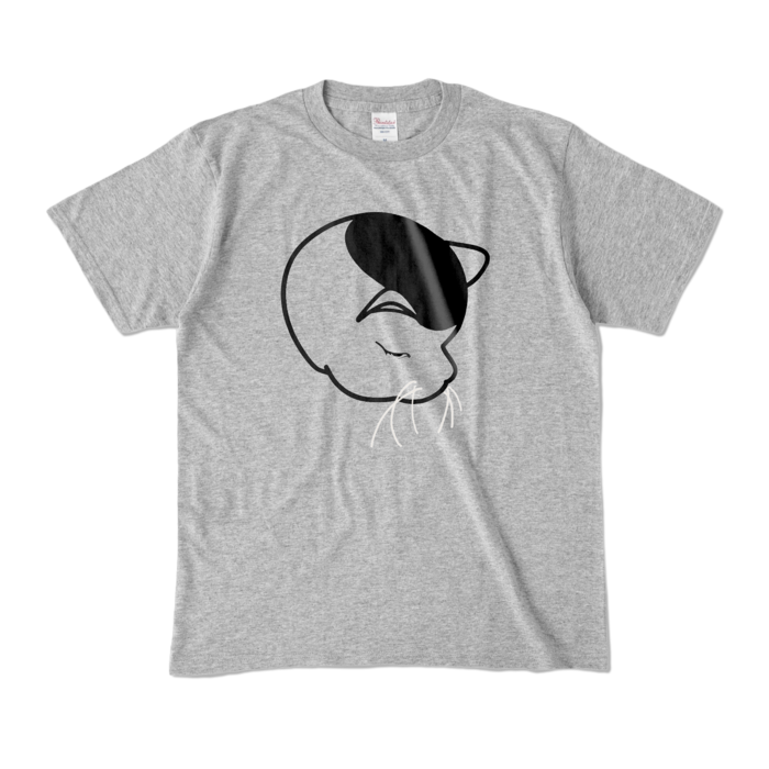 カラーTシャツ - M - 杢グレー (濃色)