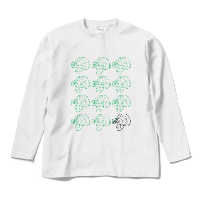 ロングスリーブTシャツ - M - ホワイト(ゆるヒャマ)