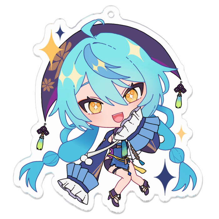 アクリルキーホルダー - 70 x 70 (mm)