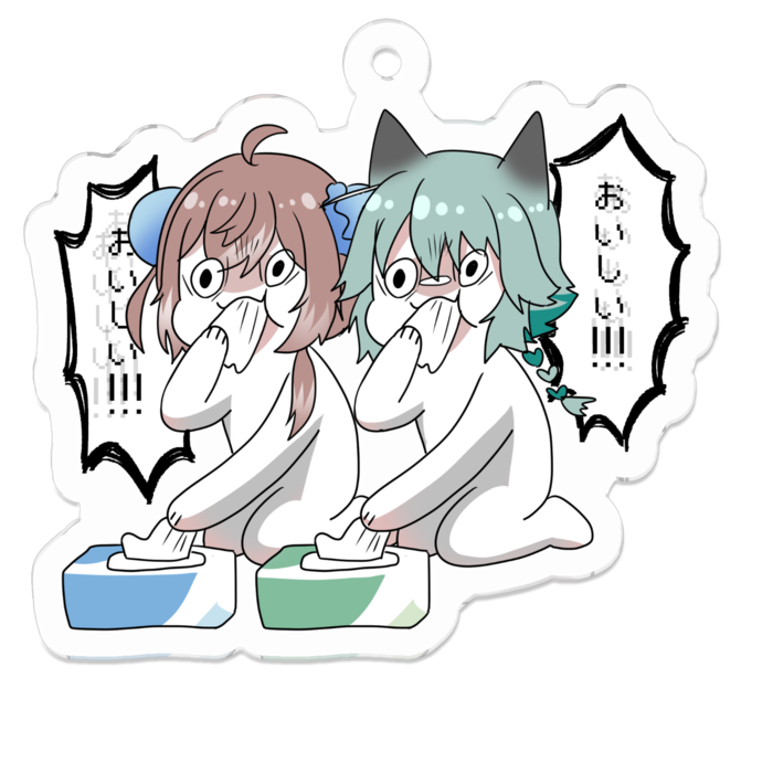 アクリルキーホルダー - 50 x 50 (mm)