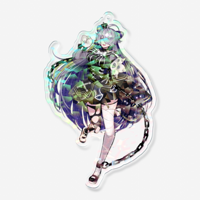 ホログラムアクリルキーホルダー - 100 × 100mm