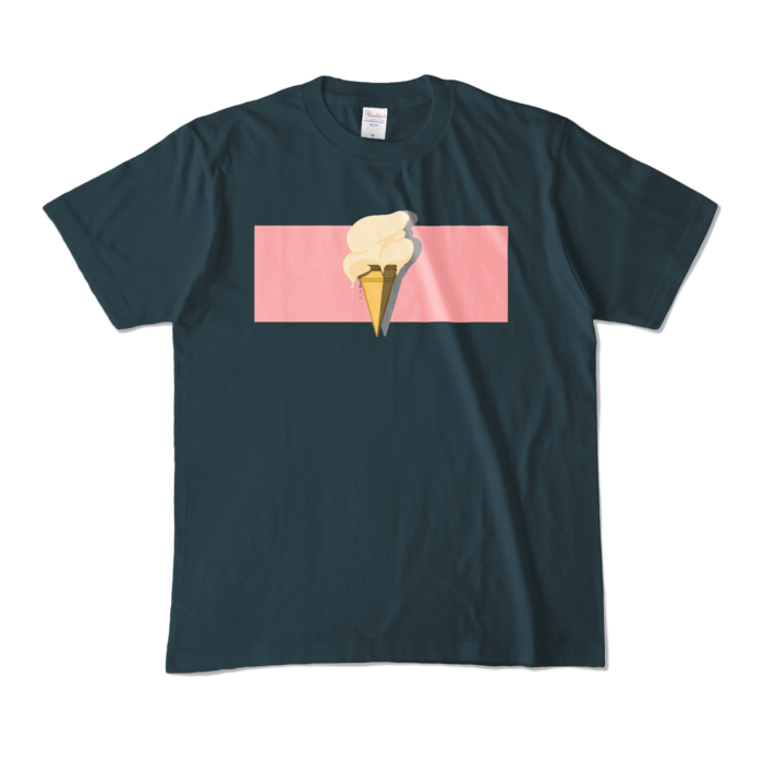カラーTシャツ - M - デニム (濃色)