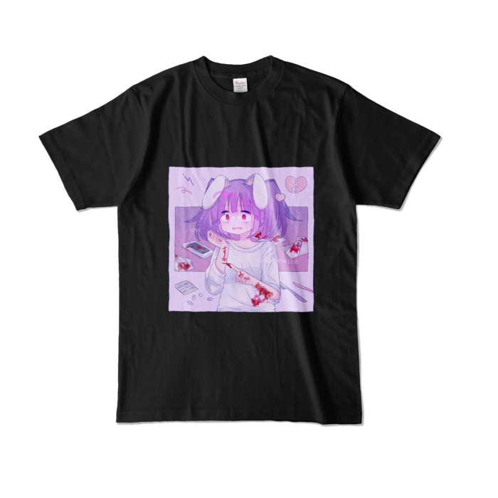 カラーTシャツ - L - ブラック (濃色)
