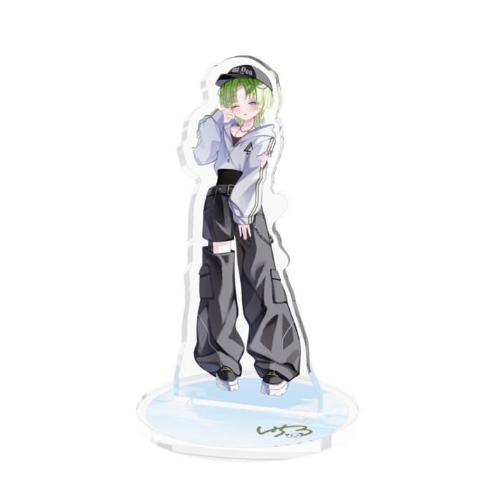 棗壱榴　ねむいアクリルフィギュア - 70x70mm