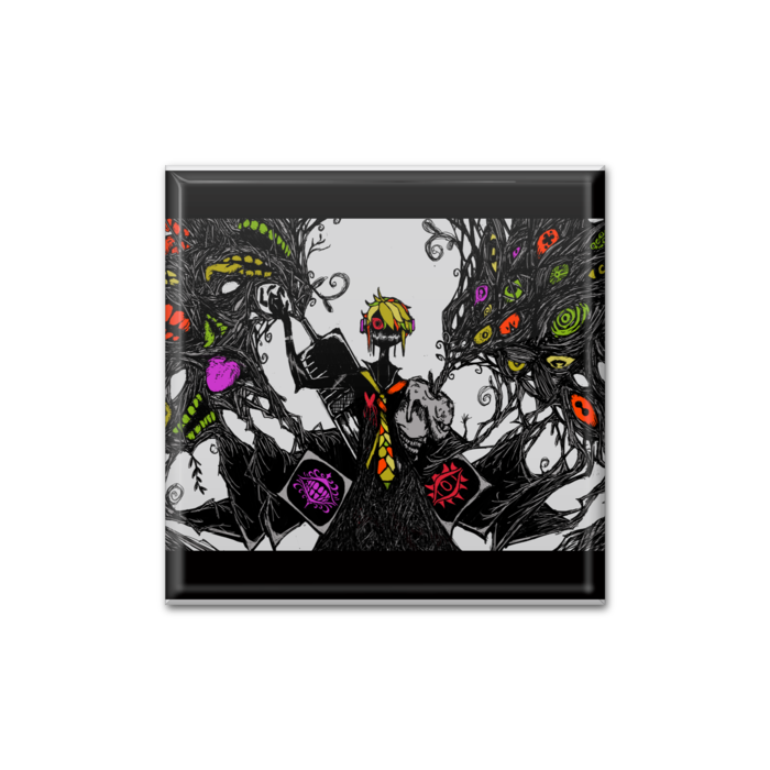 缶バッジ - 四角形40mm
