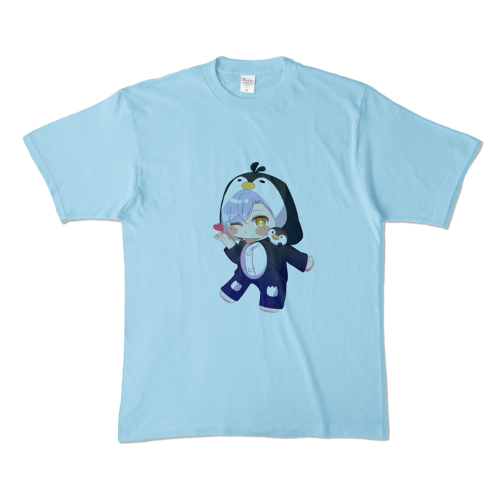 カラーTシャツ - XL - ライトブルー (淡色)