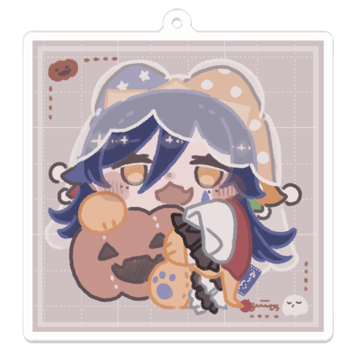 アクリルキーホルダー - 70 x 70 (mm)