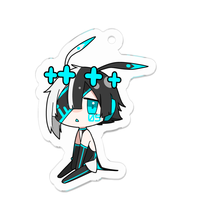 アクリルキーホルダー - 50 x 50 (mm)