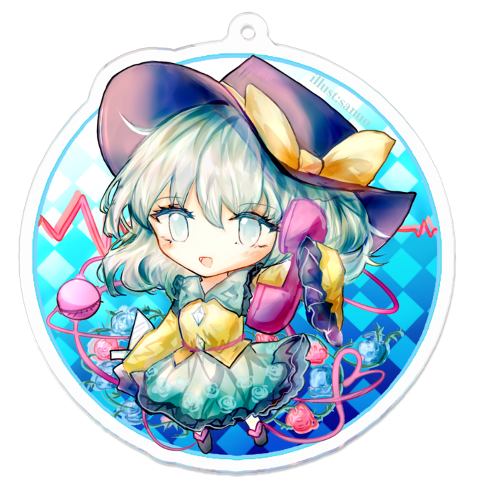 アクリルキーホルダー - 70 x 70 (mm)
