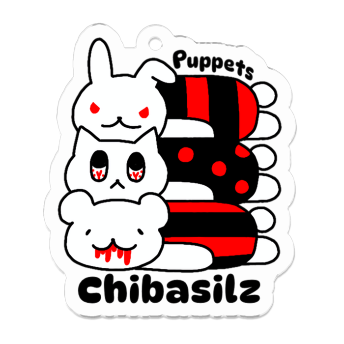 アクリルキーホルダー - 50 x 50 (mm)