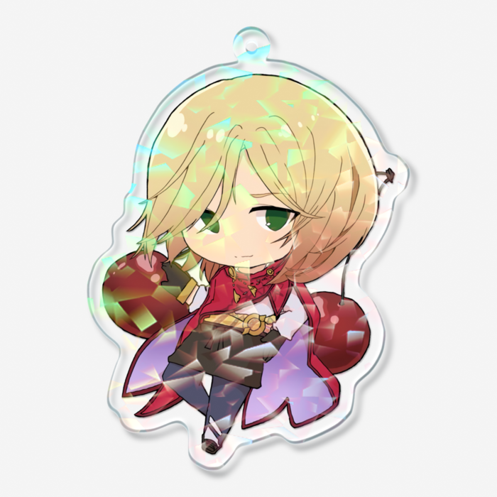 ホログラムアクリルキーホルダー - 70 × 70mm