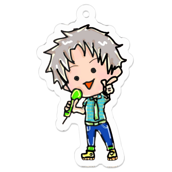 アクリルキーホルダー - 50 x 50 (mm)