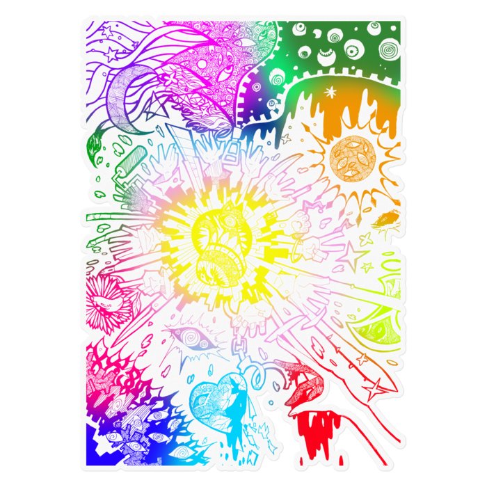 ステッカー - 160 x 160 (mm)