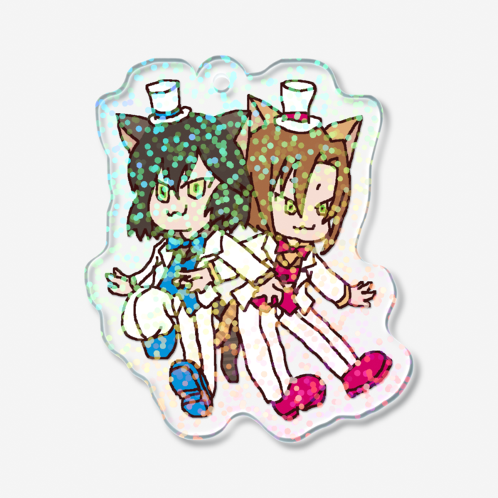 50 × 50mm - グリット   記念坊にゃ達