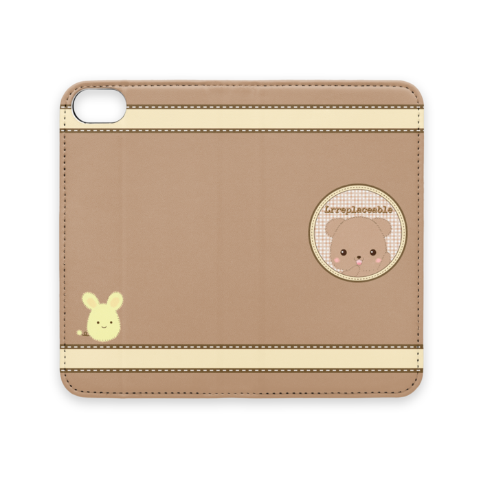 手帳型iPhoneケース(ベルトなし) - iPhone 8 / 7 / SE2 - ストラップ穴 なし