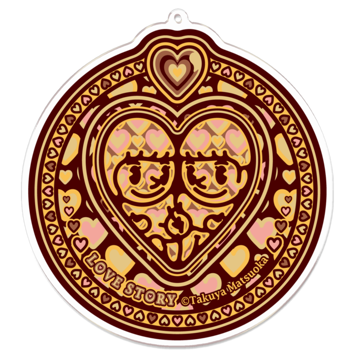 アクリルキーホルダー - 100 x 100 (mm)